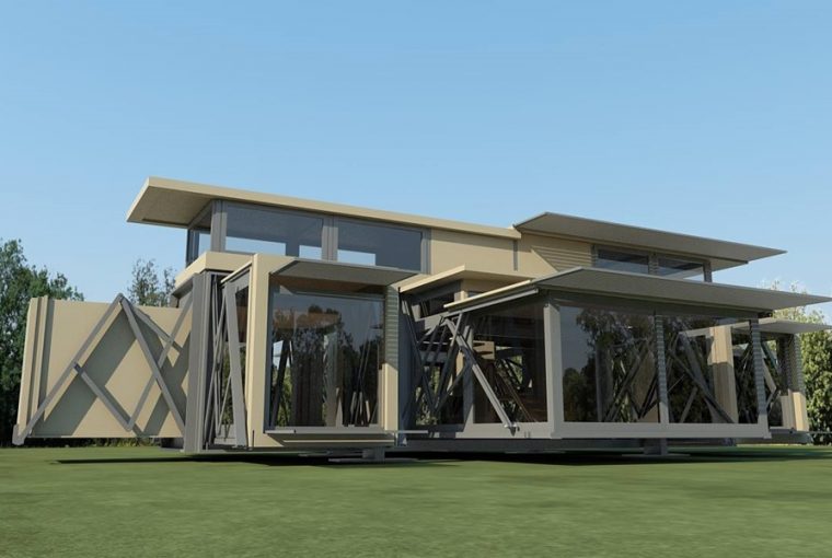 a haz amely 10 perc alatt felepiti magat