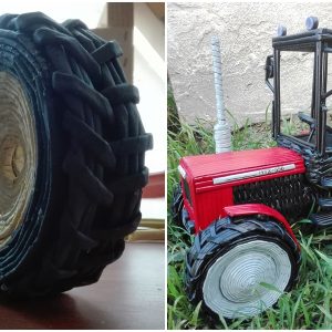 traktor papirfonassal