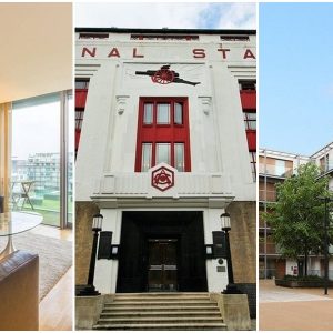 igy eltt az egykori arsenal stadionbol apartmanhaz