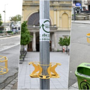 palackot a villanyoszlopra