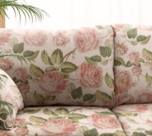 Living room sofa cushion, colorful interior design