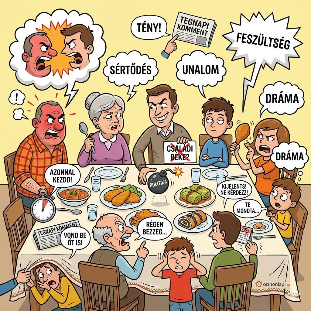 Így robbants ki garantált családi veszekedést a vasárnapi ebédnél – politikával, biztos kézzel