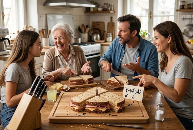 Vízszintesen, átlósan vagy Y-ban? Meglepően sokat számít, hogyan vágod fel a szendvicset