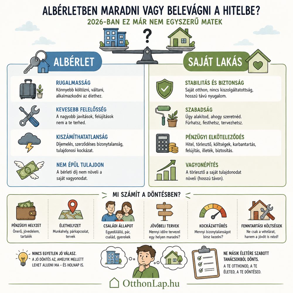 Albérletben maradni vagy belevágni a hitelbe? Albérletben maradni vagy belevágni a hitelbe?
