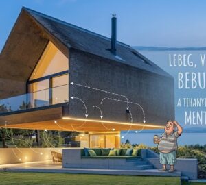 Így „lebeghet” egy tihanyi villa a terasz fölött