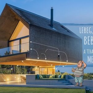 Így „lebeghet” egy tihanyi villa a terasz fölött