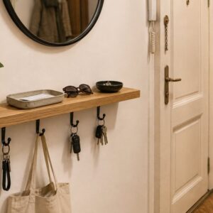 DIY: Egy keskeny falból mini előszoba