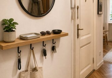 DIY: Egy keskeny falból mini előszoba