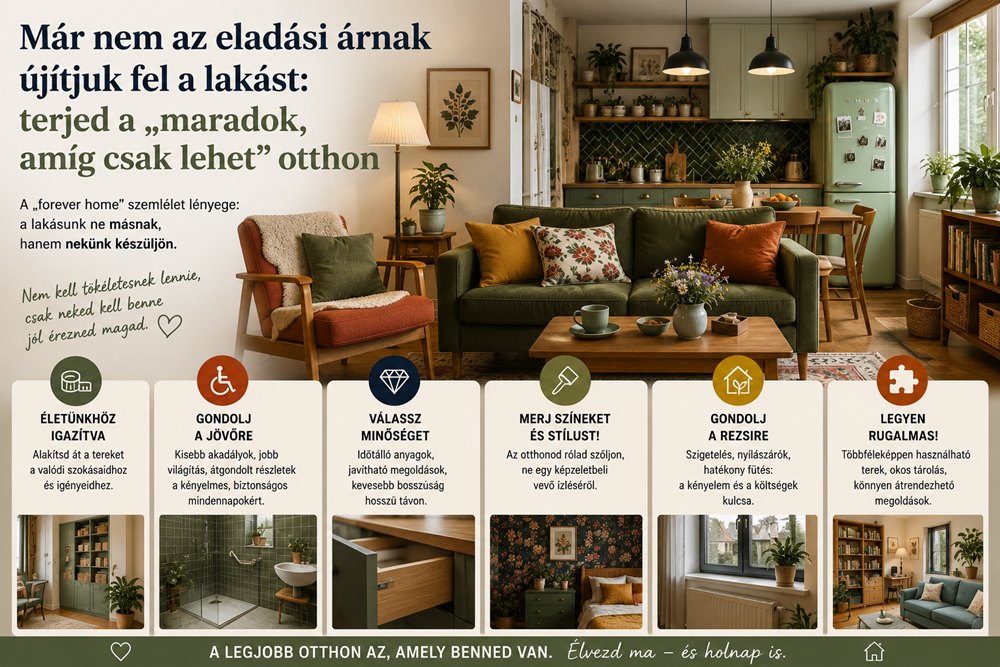 Már nem az eladási árnak újítjuk fel a lakást